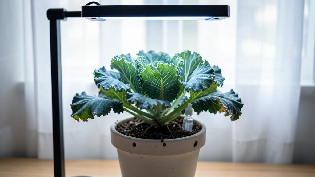 Growing Kale Indoors: Year-Round Harvests With LED Light Hacks