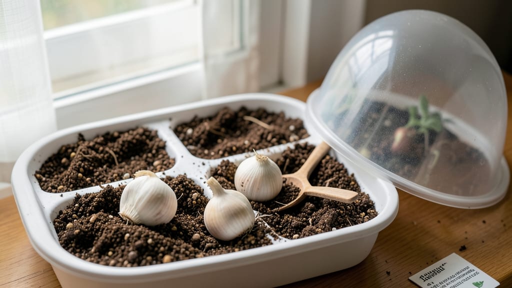 Planting Garlic Cloves Indoors: Chill-Resistant Bulbs in 12 Weeks