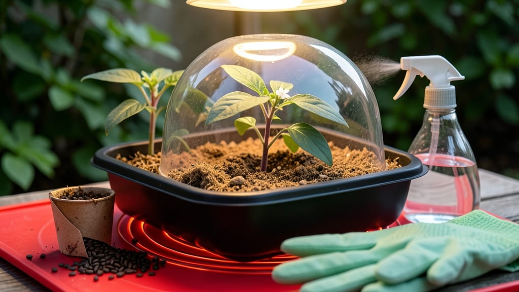 How to Start Pepper Seeds Indoors: Fast Germination With Heat Mat Precision