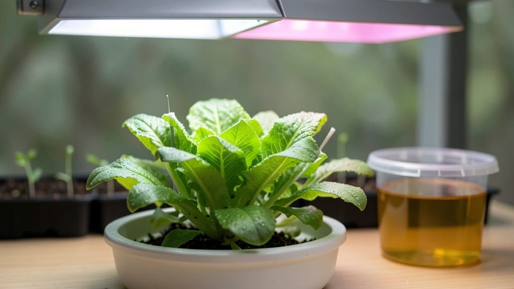 Growing Lettuce Indoors: Year-Round Crisp Stems in Just 6 Hours of Light